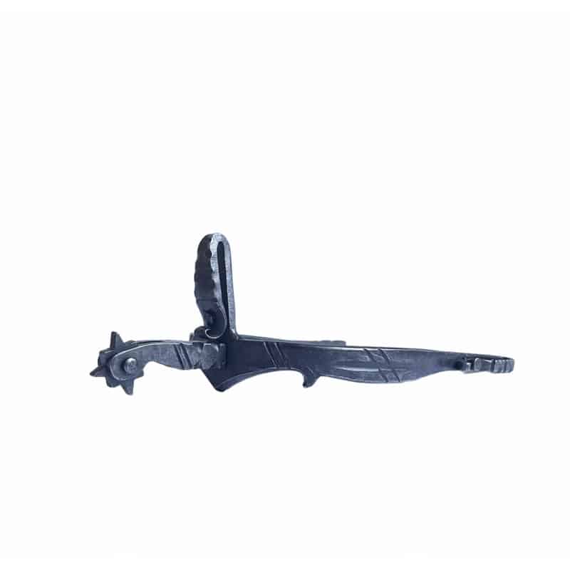 Espuelas Vaqueras Fragua Ruleta Vaquera Inox Pavonada - Tienda Hípica Online | D’Hispania ®