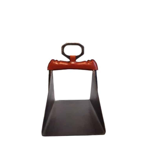 Estribo Basico Fragua Inox. Pavonado Forrado (Par) - Tienda Hípica Online | D’Hispania ®