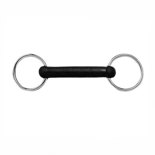FILETE ANILLA GOMA CROMADO 25330RMI 12.5cm - Tienda Hípica Online | D’Hispania ®