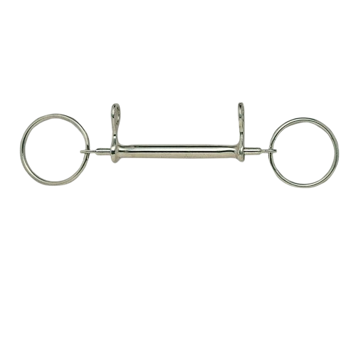 FILETE ANILLA INOX EMBOCADURA MOVIBLE 25426 12.5cm - Tienda Hípica Online | D’Hispania ®