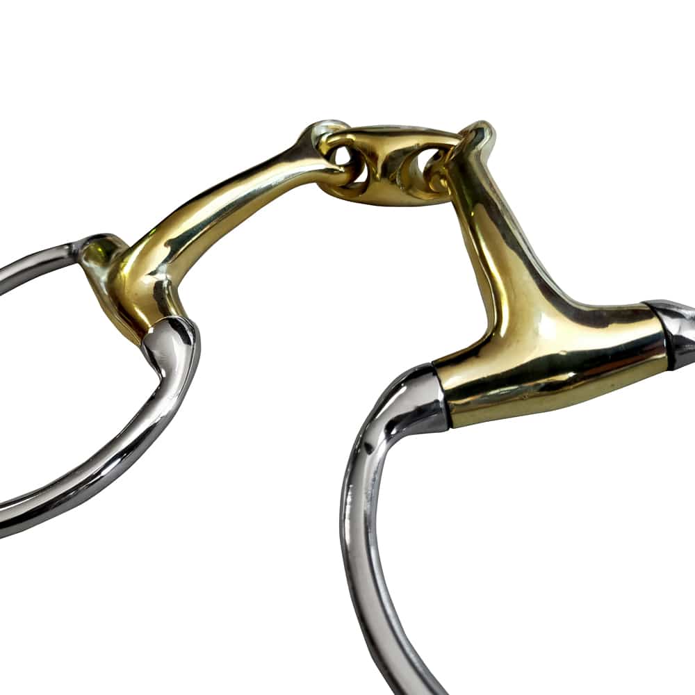 FILETE OLIVA INOX EMBOCADURA 3 PIEZAS BBI-5135 - Tienda Hípica Online | D’Hispania ®
