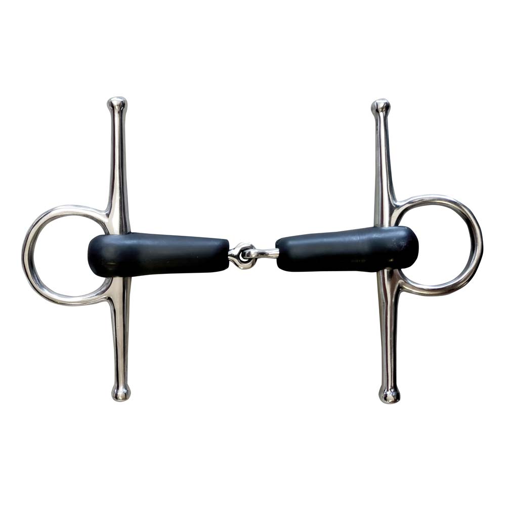 FILETE PALILLOS GOMA INOX 215381R 12.5cm - Tienda Hípica Online | D’Hispania ®