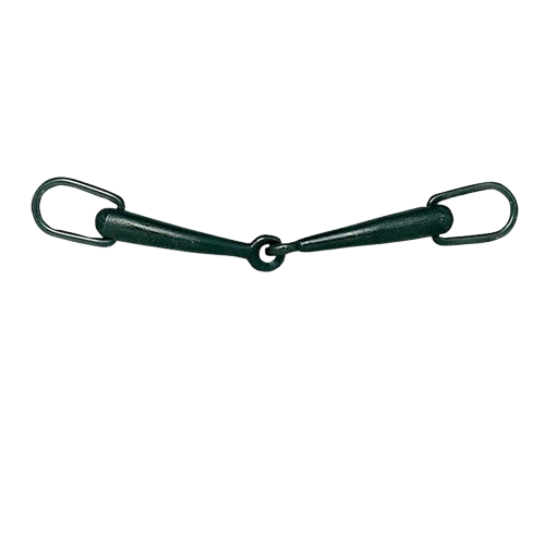 FILETE PARA BOCADO VAQUERO PAVONADO 12.5cm - Tienda Hípica Online | D’Hispania ®