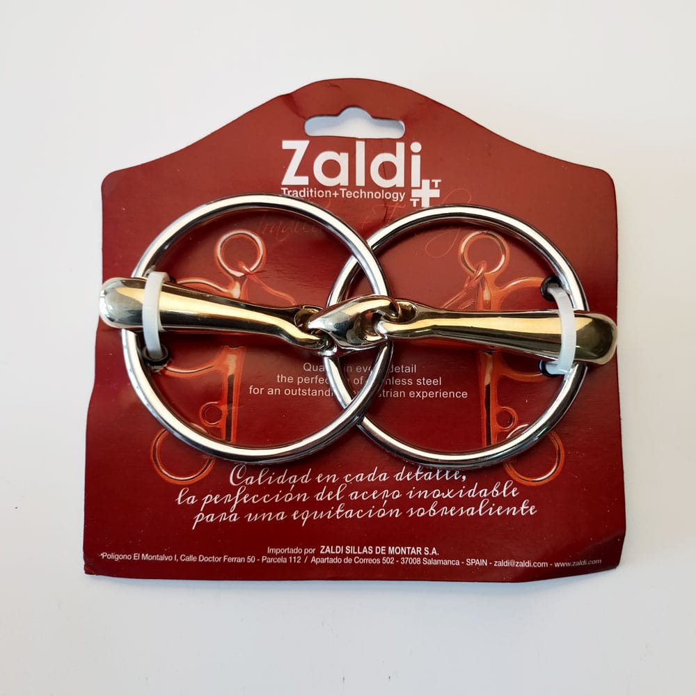 FILETE ZALDI EQUESTRIAN 3-PIEZAS INOXIDABLE Z432 - Tienda Hípica Online | D’Hispania ®