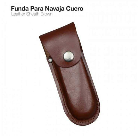 FUNDA PARA NAVAJA CUERO MARRÓN - Tienda Hípica Online | D’Hispania ®