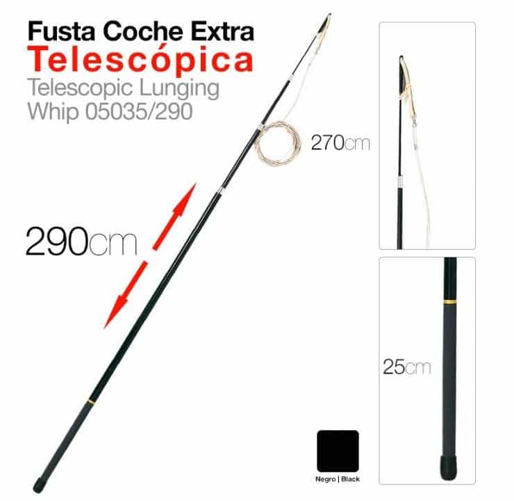FUSTA COCHE TELESCÓPICA EXTRA 05035 290cm - Tienda Hípica Online | D’Hispania ®