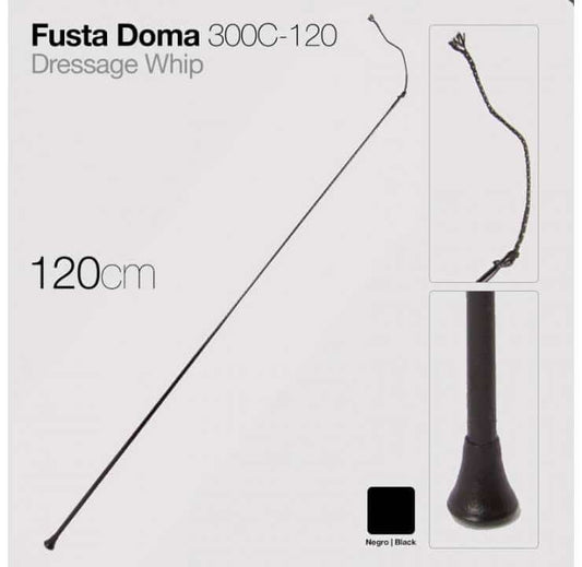 FUSTA DOMA 300C-120 NEGRO 120cm - Tienda Hípica Online | D’Hispania ®
