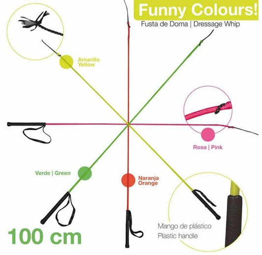 FUSTA DOMA 400 NEÓN 100cm - Tienda Hípica Online | D’Hispania ®