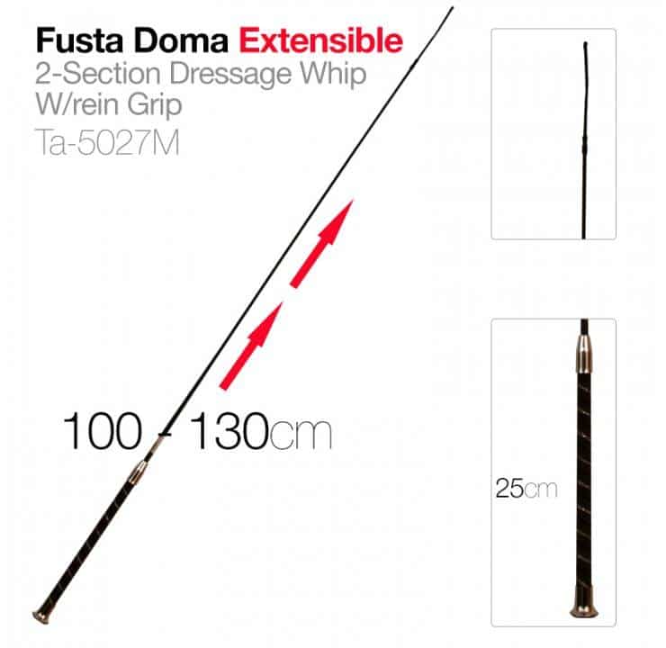 FUSTA DOMA EXTENSIBLE TA-50272M DE 100cm A 130cm - Tienda Hípica Online | D’Hispania ®