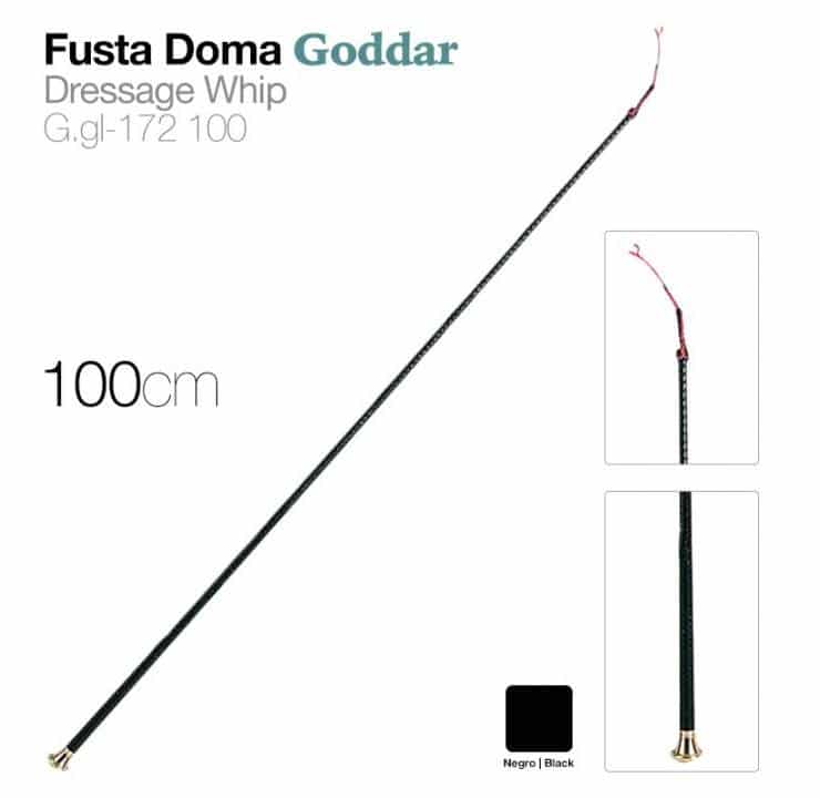 FUSTA DOMA GODDAR GL-172 NEGRO 100cm - Tienda Hípica Online | D’Hispania ®