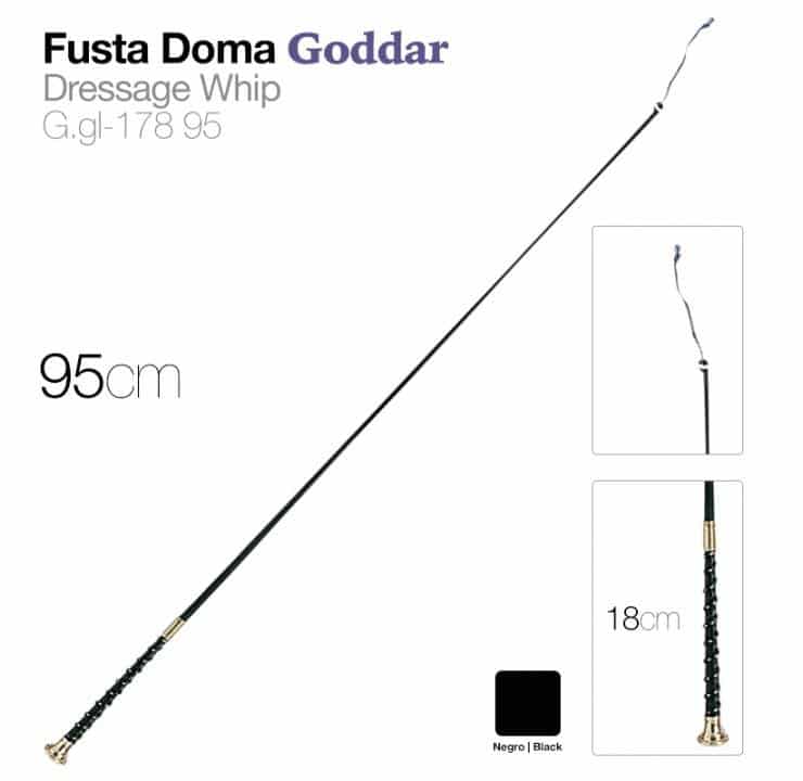 FUSTA DOMA GODDAR GL-178 NEGRO 95cm - Tienda Hípica Online | D’Hispania ®