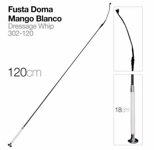 FUSTA DOMA MANGO BLANCO 302 120cm - Tienda Hípica Online | D’Hispania ®