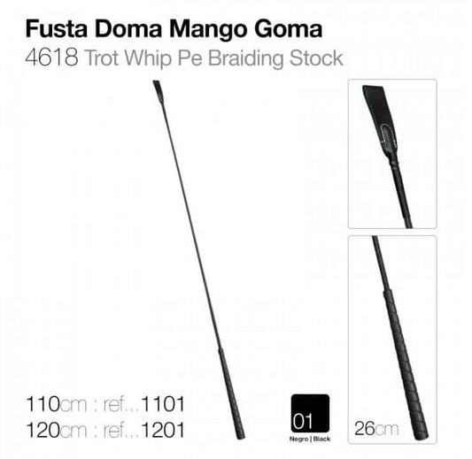 FUSTA DOMA MANGO GOMA 4618 - Tienda Hípica Online | D’Hispania ®
