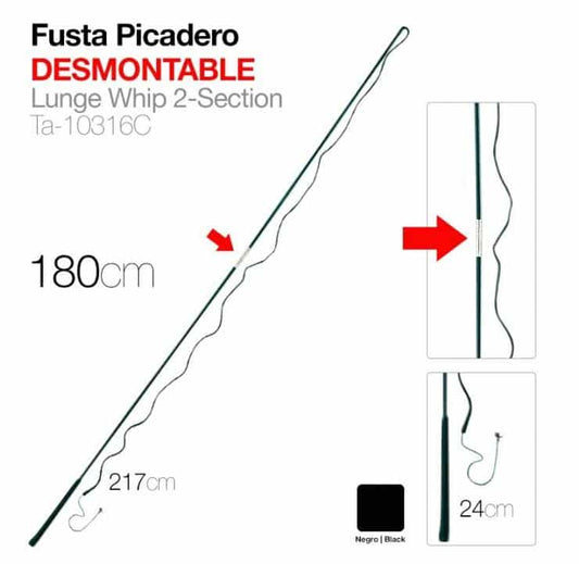 FUSTA PICADERO DESMONTABLE 180cm - Tienda Hípica Online | D’Hispania ®