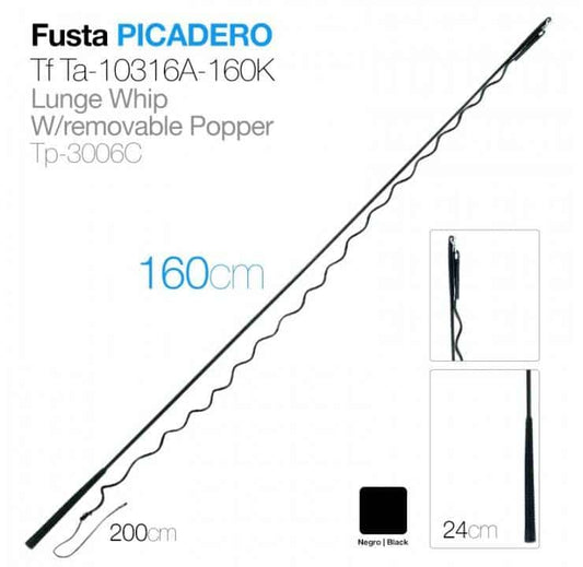 FUSTA PICADERO TF TA-10316A-160K 160cm - Tienda Hípica Online | D’Hispania ®