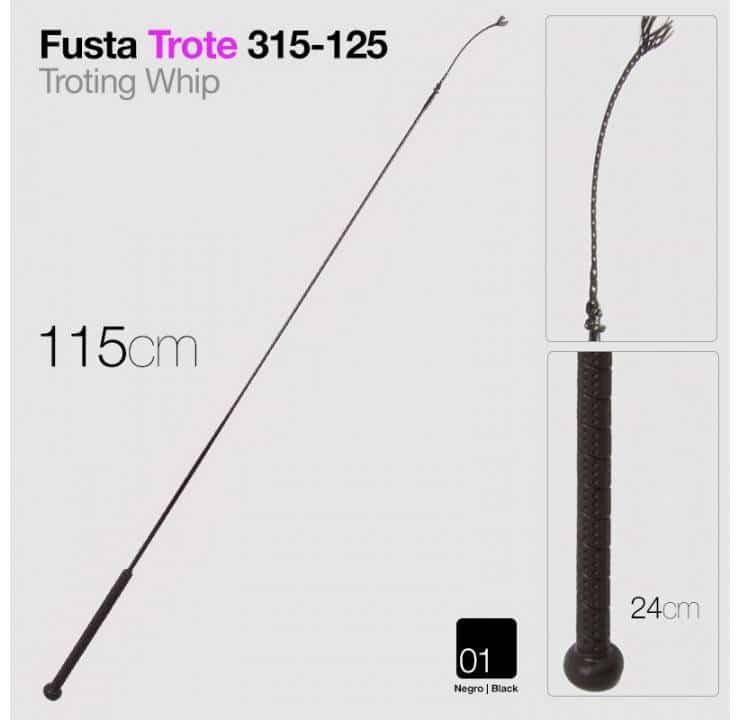 FUSTA TROTE 315-125 NEGRO 115cm - Tienda Hípica Online | D’Hispania ®