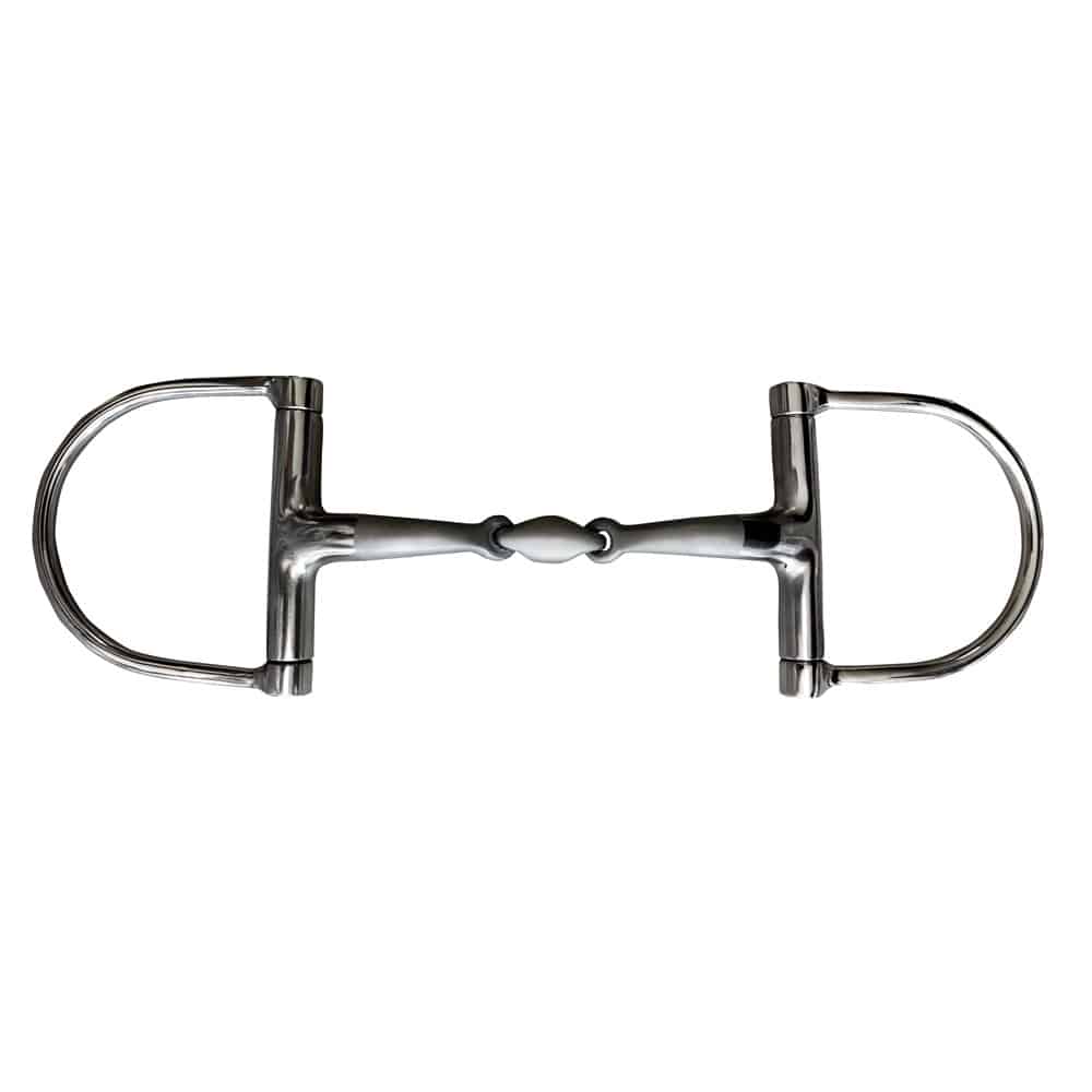 Filete D Inox Embocadura 3 Piezas BBI-5112 - Forma Ergonómica Acero - Tienda Hípica Online | D’Hispania ®