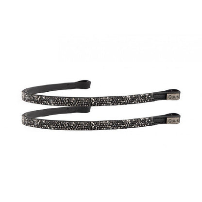 Frontalera inglesa iQuus design PLATA - Tienda Hípica Online | D’Hispania ®