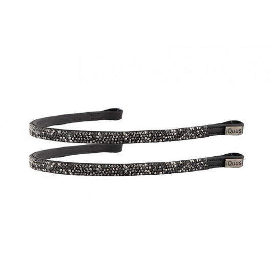 Frontalera inglesa iQuus design PLATA - Tienda Hípica Online | D’Hispania ®