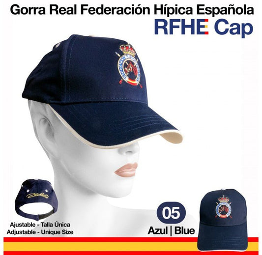 GORRA CAP REAL FEDERACIÓN HÍPICA ESPAÑOLA - Tienda Hípica Online | D’Hispania ®