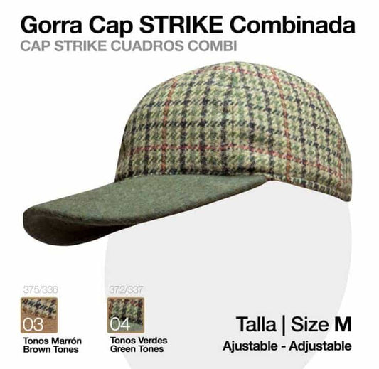GORRA CAP STRIKE COMBINADA CUADRO - Tienda Hípica Online | D’Hispania ®