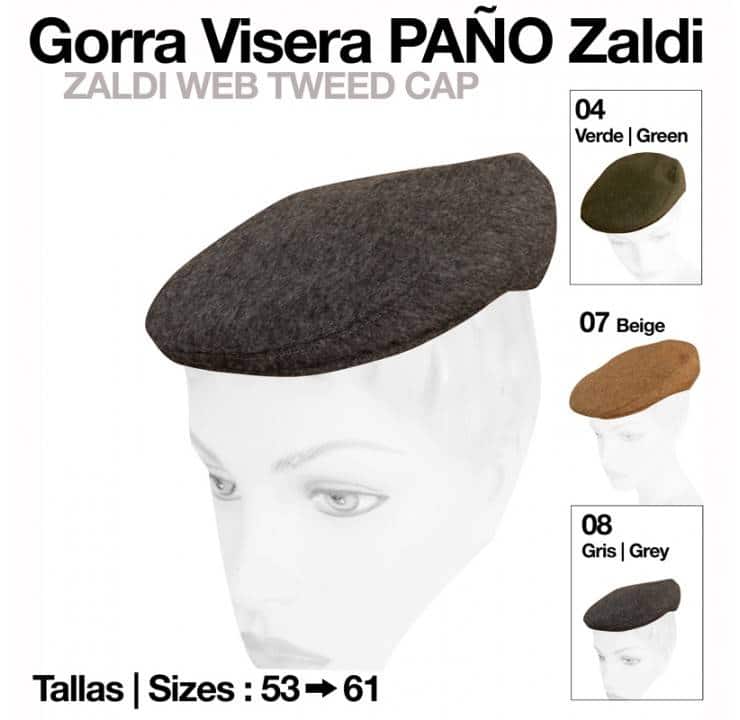 GORRA VISERA PAÑO ZALDI - Tienda Hípica Online | D’Hispania ®