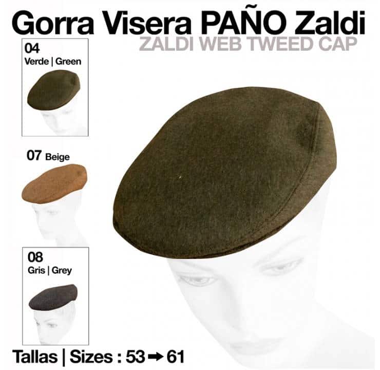 GORRA VISERA PAÑO ZALDI - Tienda Hípica Online | D’Hispania ®
