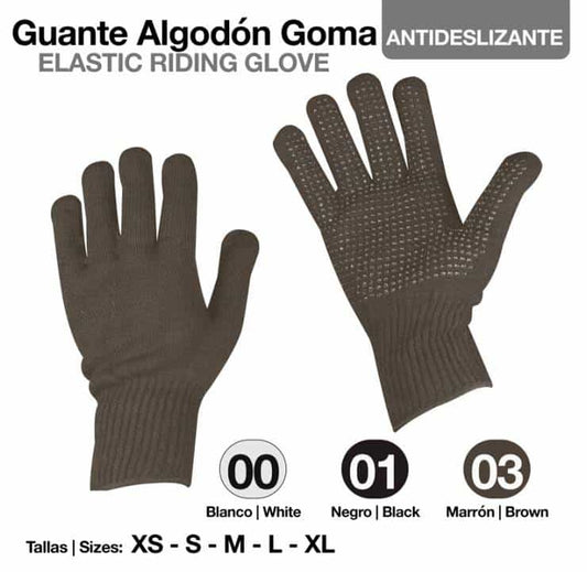 GUANTE ALGODÓN GOMA ANTIDESLIZANTE - Tienda Hípica Online | D’Hispania ®