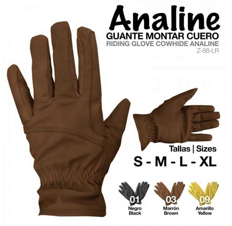 GUANTE MONTAR CUERO ANALINE - Tienda Hípica Online | D’Hispania ®