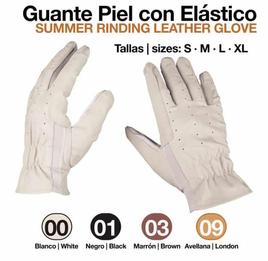 GUANTE PIEL CON ELÁSTICO 411003 - Tienda Hípica Online | D’Hispania ®