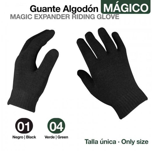 Guante Algodón Mágico Talla Única - Elástico Antideslizante 2 Colores - Tienda Hípica Online | D’Hispania ®