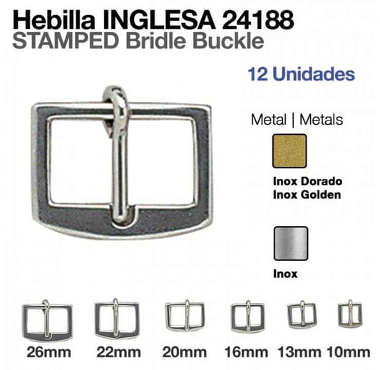 HEBILLA INGLESA 12uds - Tienda Hípica Online | D’Hispania ®