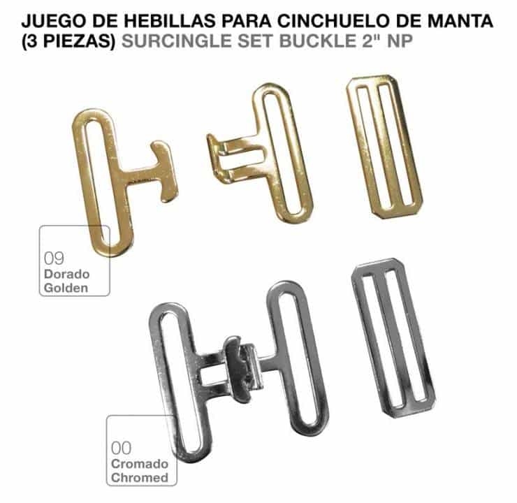 HEBILLA PARA CINCHUELO DE MANTA JUEGO - Tienda Hípica Online | D’Hispania ®
