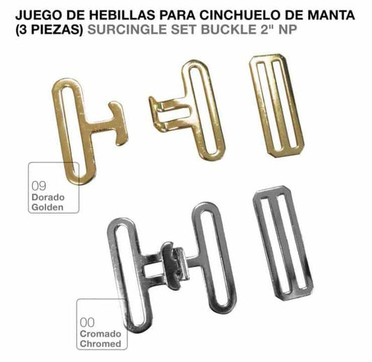 HEBILLA PARA CINCHUELO DE MANTA JUEGO - Tienda Hípica Online | D’Hispania ®