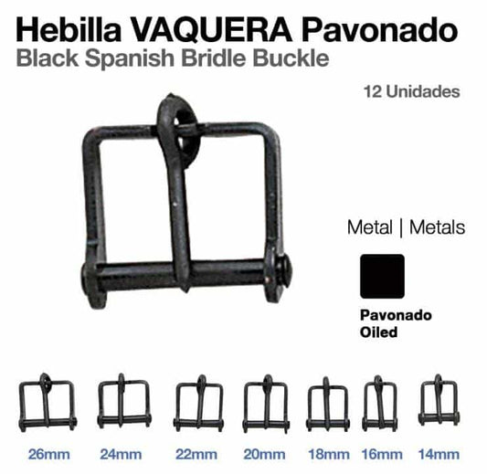 HEBILLA VAQUERA PAVONADO 12uds - Tienda Hípica Online | D’Hispania ®