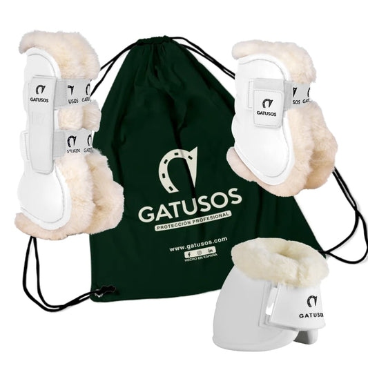 JUEGO COMPLETO PROTECTORES  DELUXE BORREGUILLO GATUSOS - Tienda Hípica Online | D’Hispania ®