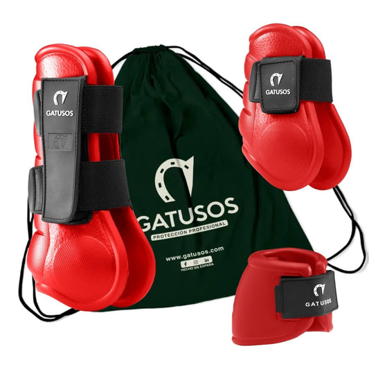 JUEGO COMPLETO PROTECTORES DELUXE GATUSOS - Tienda Hípica Online | D’Hispania ®
