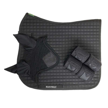 JUEGO DE MANTILLA DE DOMA + OREJERAS + VENDAS - Tienda Hípica Online | D’Hispania ®