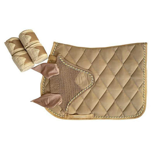 JUEGO DE MANTILLA + OREJERAS + VENDAS - Tienda Hípica Online | D’Hispania ®