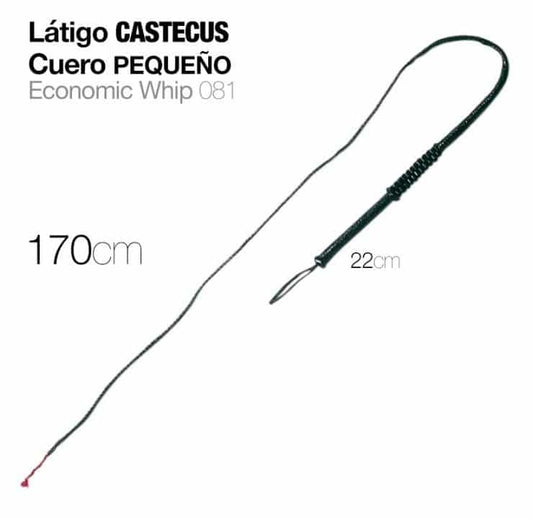 LÁTIGO CUERO CASTECUS PEQUEÑO 170cm - Tienda Hípica Online | D’Hispania ®