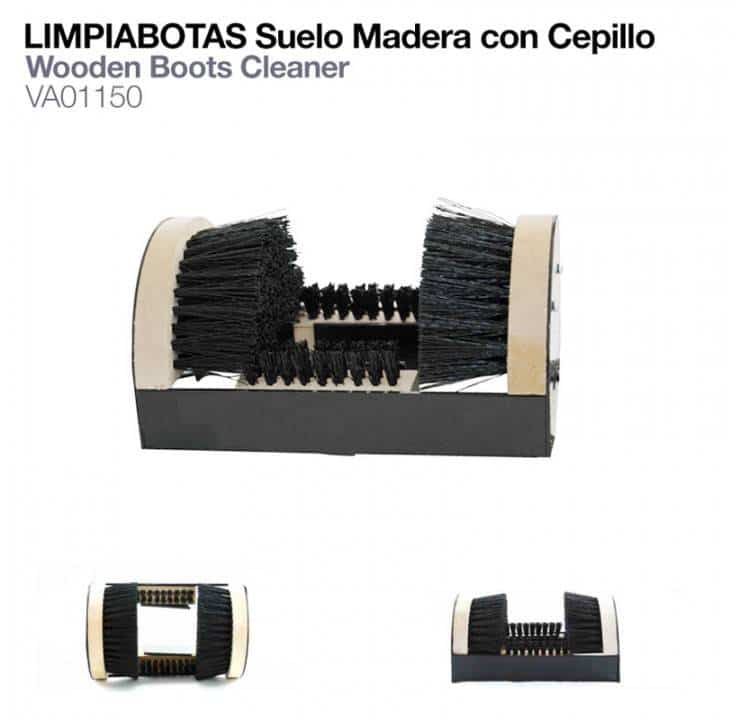 LIMPIABOTAS SUELO MADERA CON CEPILLO VA01150 - Tienda Hípica Online | D’Hispania ®