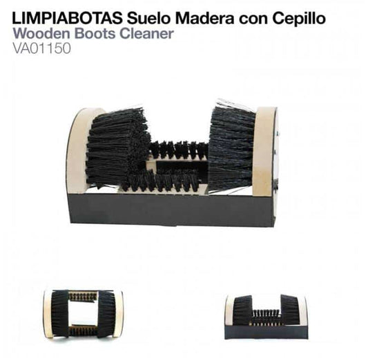 LIMPIABOTAS SUELO MADERA CON CEPILLO VA01150 - Tienda Hípica Online | D’Hispania ®