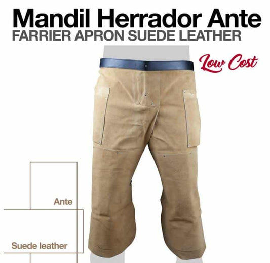 MANDIL HERRADOR ECONÓMICO ANTE - Tienda Hípica Online | D’Hispania ®