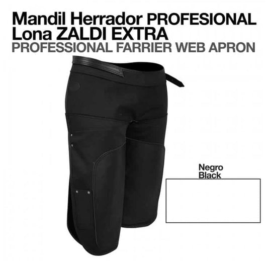 MANDIL HERRADOR PROFESIONAL LONA ZALDI EXTRA - Tienda Hípica Online | D’Hispania ®