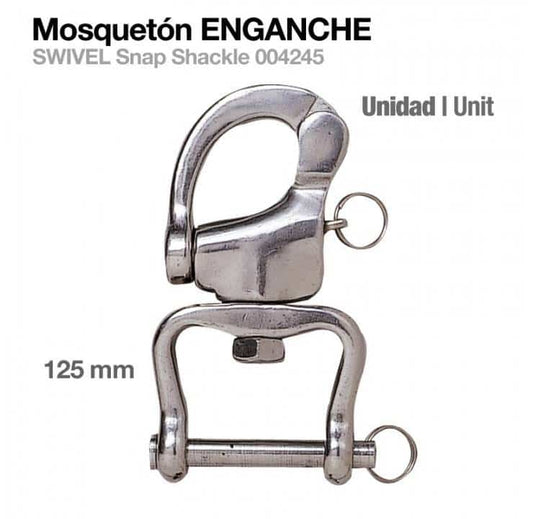 MOSQUETÓN ENGANCHE 004245 125mm UNIDAD - Tienda Hípica Online | D’Hispania ®