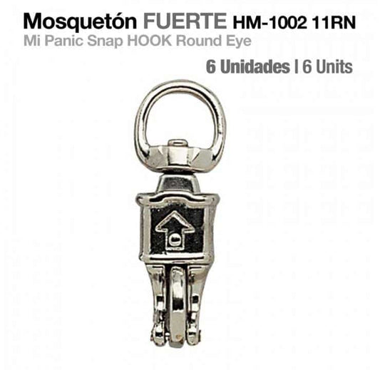 MOSQUETÓN FUERTE HM-1002-11RN 6uds - Tienda Hípica Online | D’Hispania ®