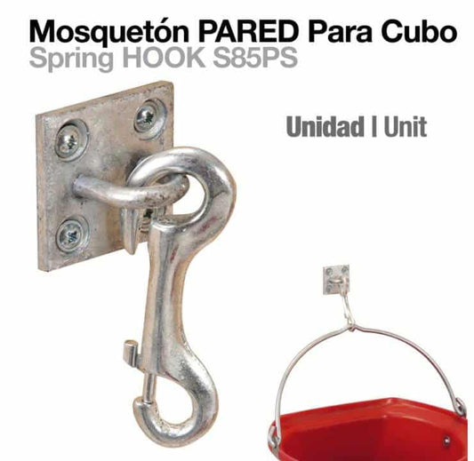 MOSQUETÓN PARED PARA CUBO S85PS Unidad - Tienda Hípica Online | D’Hispania ®