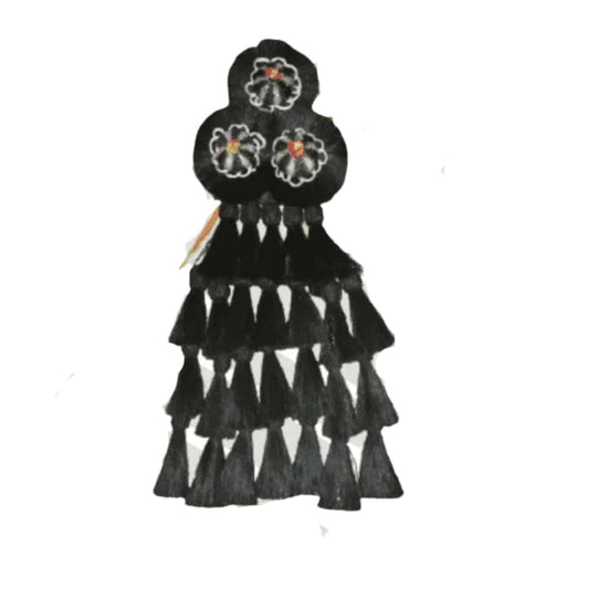 Mosquero Artesanía Cerdas Natural 3 - Hecho Mano Negro Tradicional - Tienda Hípica Online | D’Hispania ®