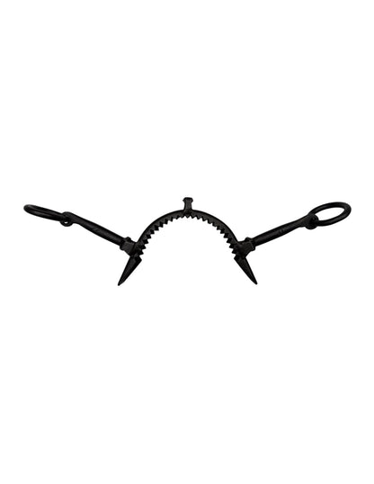 Muserola 2 Pilares Pasadores Metálicos Fragua Inoxidable Pavonada - Tienda Hípica Online | D’Hispania ®