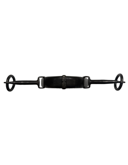 Muserola 2 Pilares Pasadores Metálicos Fragua Inoxidable Pavonada - Tienda Hípica Online | D’Hispania ®